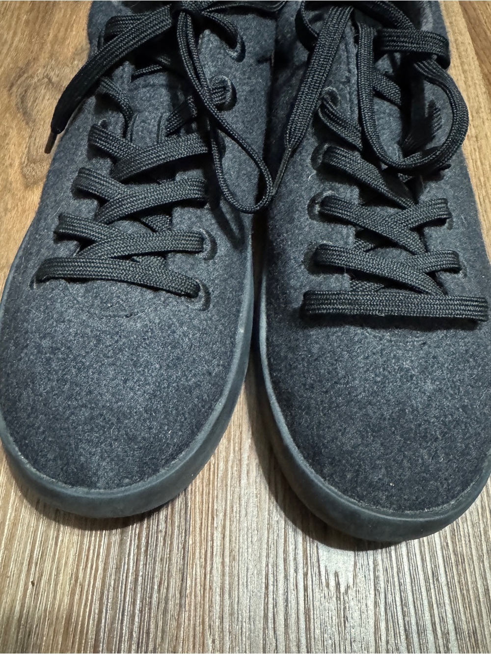AllBirds Wool Piper Natural Black Walking Casual Low Shoe Sneaker Men's Size 12 - Picture 3 of 8